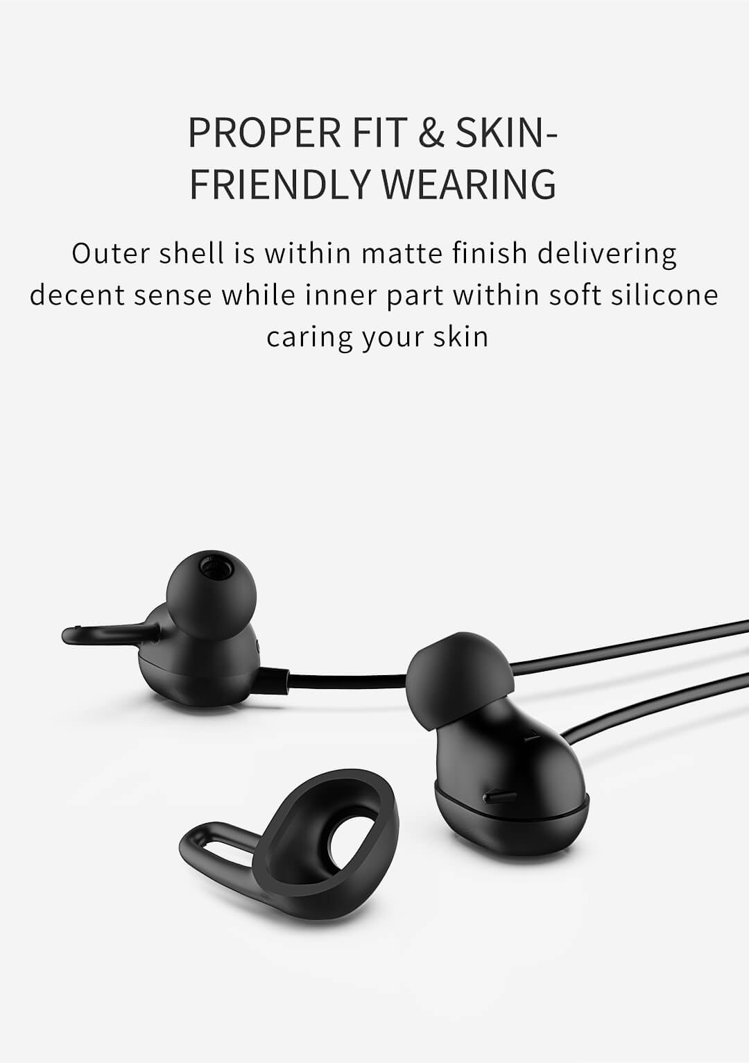 qcy e2 bluebooth earphones