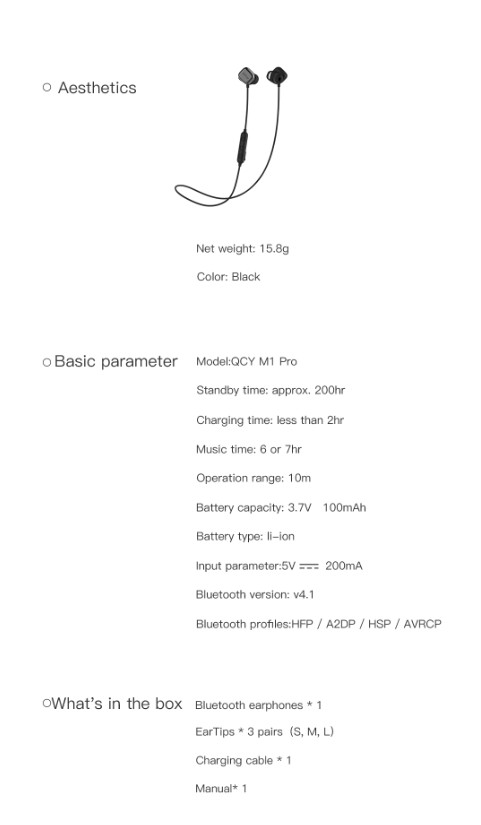 qcy m1 pro